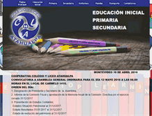 Tablet Screenshot of colegioatahualpa.com